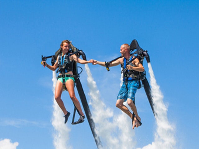 Strap on a Water-Powered Jetpack on the Oahu Jetpack Experience