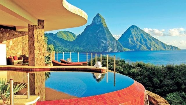 Relax in the Stunning Panoramic of Jade Mountain